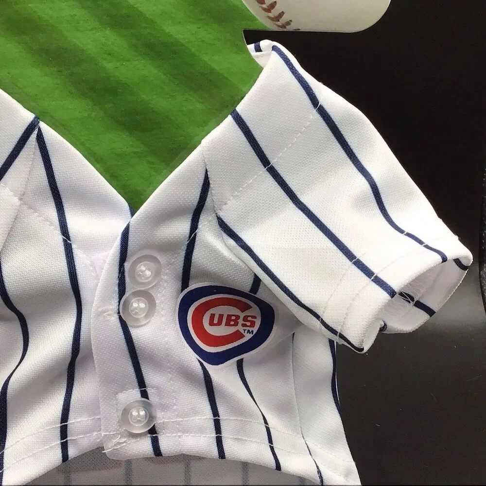 MLB Jersey for Dogs & Cats Chicago Cubs Dog Jersey Shirt Small Pets First New